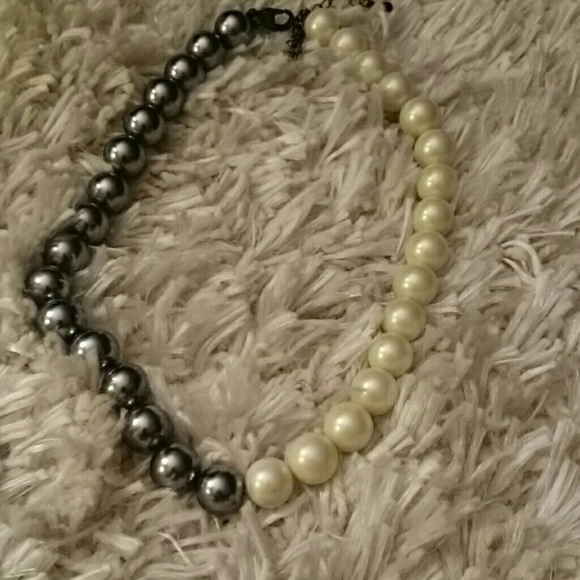 Half and half necklace