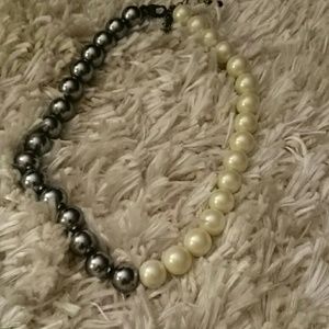 Half and half necklace