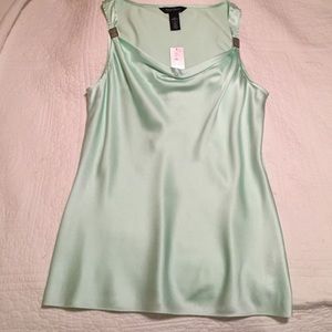 White House black market cowl layering shell Sz M