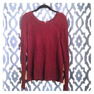 American Eagle Maroon sweater size M