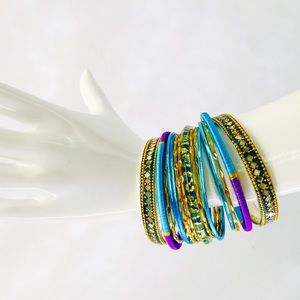 Bohemian design stackable bracelet - Size S/M