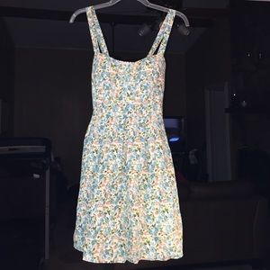 Papaya floral sundress (size L)