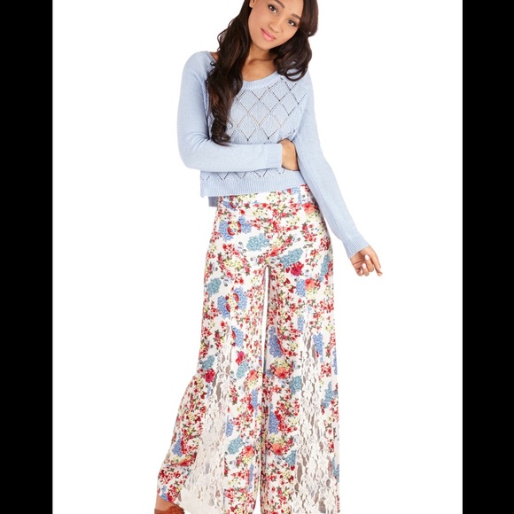 Modcloth's "Blooms on the Beach" palazzo pants
