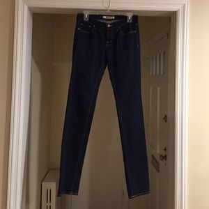 J brand jeans w/ cigarette leg, dark blue size 27