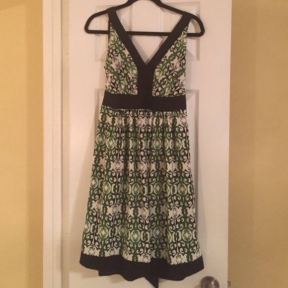 Printed dress.