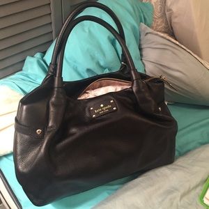 Black Kate Spade large tote