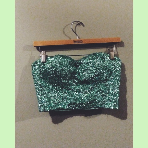 Shimmery Sequined Bustier