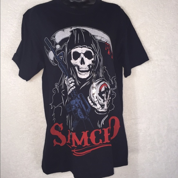 BNWT Sons of Anarchy T-Shirt Top youth boys Tshirt 100/% cotton new long sleeves