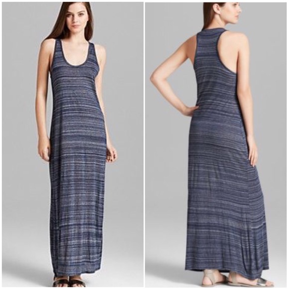 VINCE STRIPE MAXI DRESS