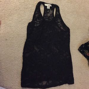 Lace racerback tank
