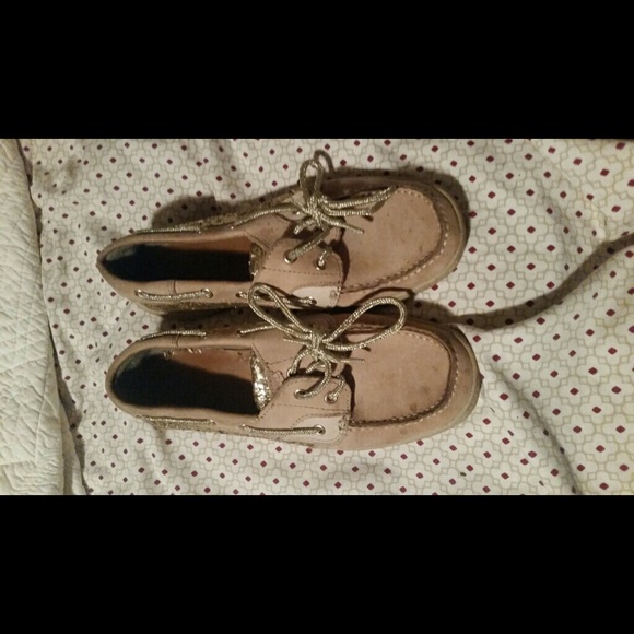 Highland Creek Gold Sparkle Sperrys