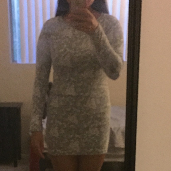 Floral Sweater Dress