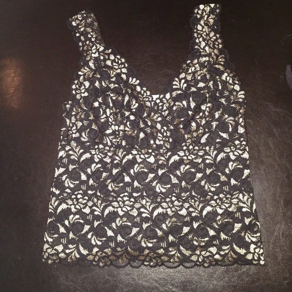 Lace top by Black Market  & White House