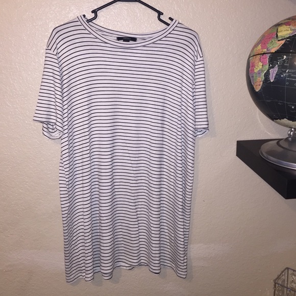 STRIPED TSHIRT DRESS
