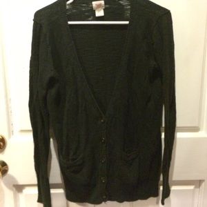 Mossimo Black Cardigan Sweater