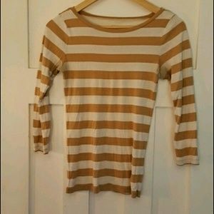 Striped 3/4 Sleeve Tee from J. Crew