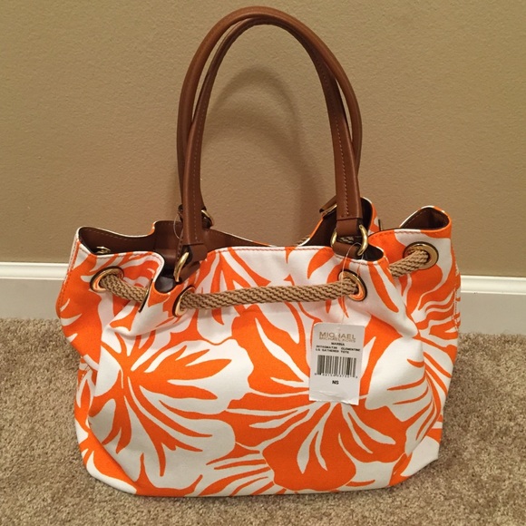 🍊Michael Kors Marina Large Tote Clementine - Picture 2 of 4