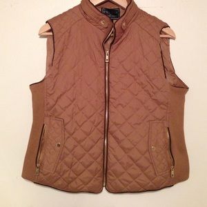 Cute brown vest. Never worn