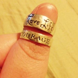 Sold in bundle inspirational Ring Bundle!