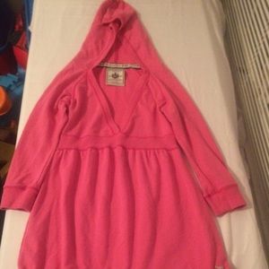 Small Pink By Victoria Secret Hooded Dress