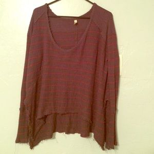 Free people long sleeve shirt
