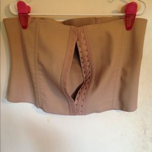 Nude color training corset