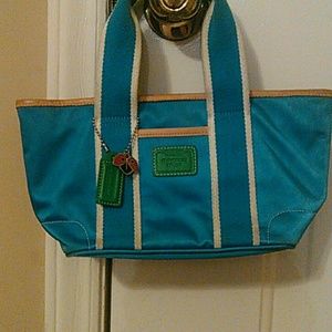 Small Blue Coach Purse