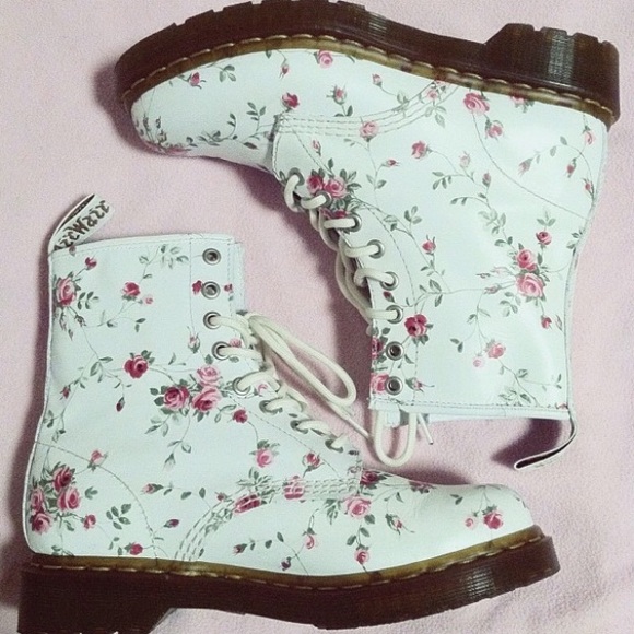 Pink Rose Doc Martens