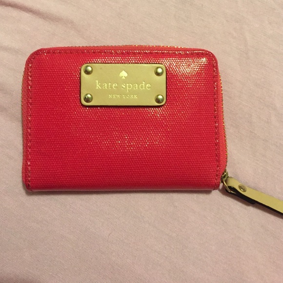 Pink Kate spade wallet