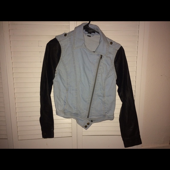 Denim/Leather Jacket