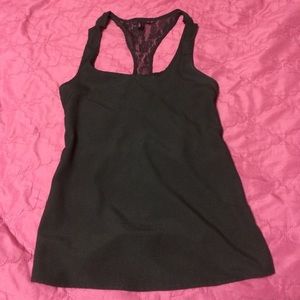 Racerback lace top