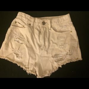 High waisted shorts