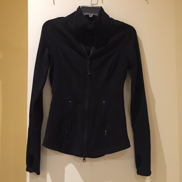 black athletic jacket