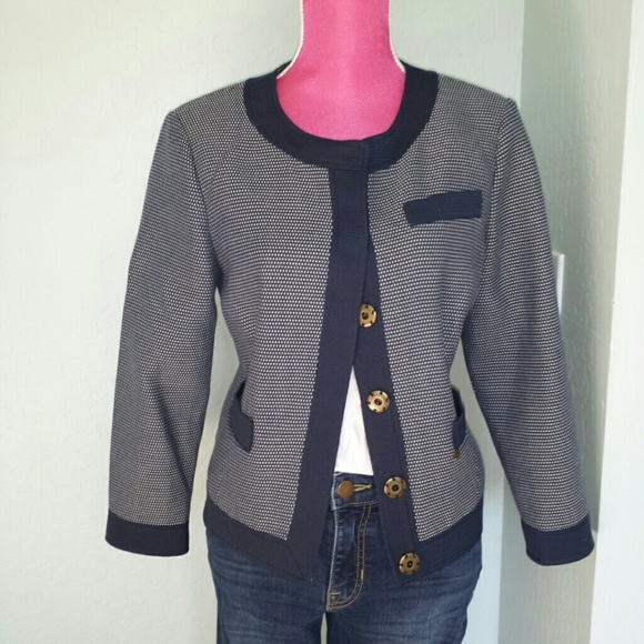 ESPRIT 3/4 Sleeve Navy Jacket -  Never Worn