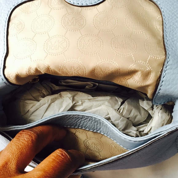 Michael Kors Bedford Crossbody  Blue - Picture 3 of 4