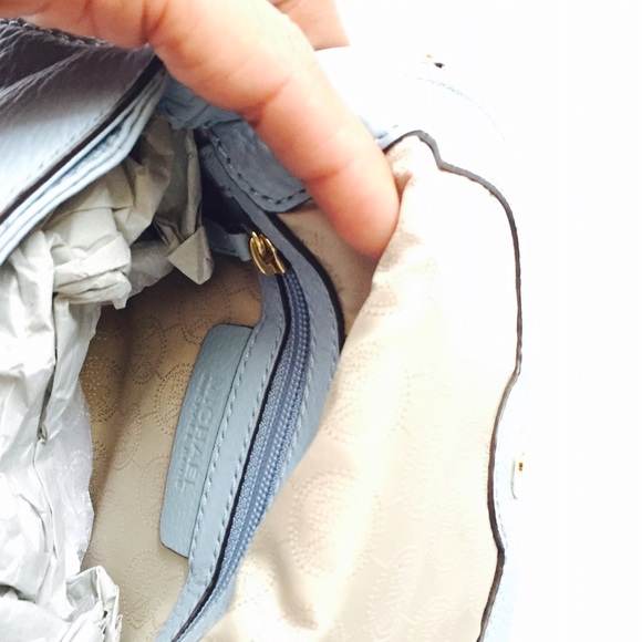 Michael Kors Bedford Crossbody  Blue - Picture 4 of 4