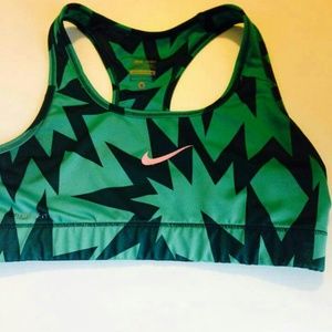 Green Nike Sports Bra