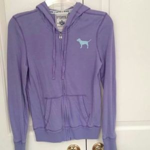 Purple Victoria Secret PINK zip up