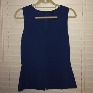 NWOT J.Crew dressy top with zip up back