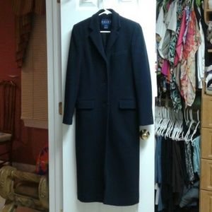 Vintage Ralph Lauren long wool coat