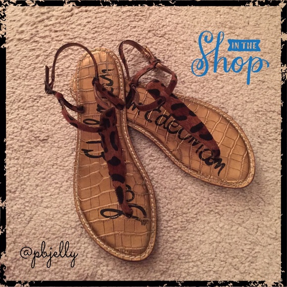 Prev Worn Sam Edelman Gigi Leopard Sandals Sz 10