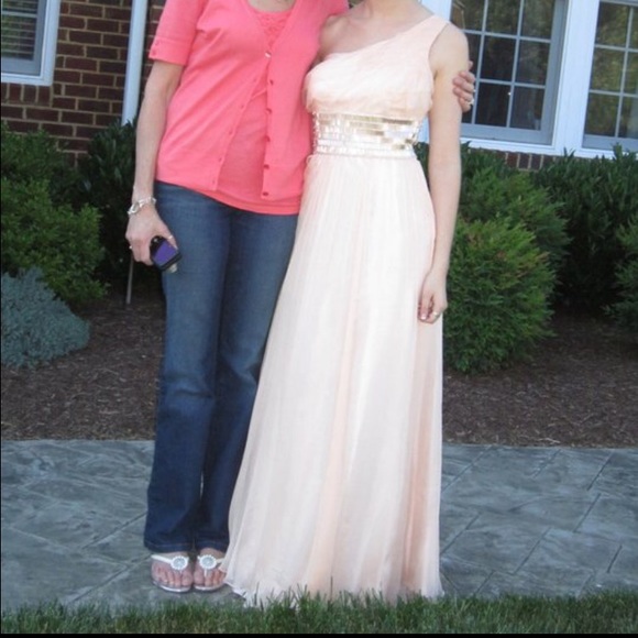 Light pink/peach prom dress