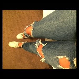 Destroyed Hollister Jeans