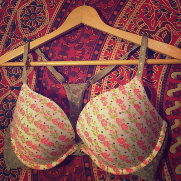 Floral VS Racerback Bra