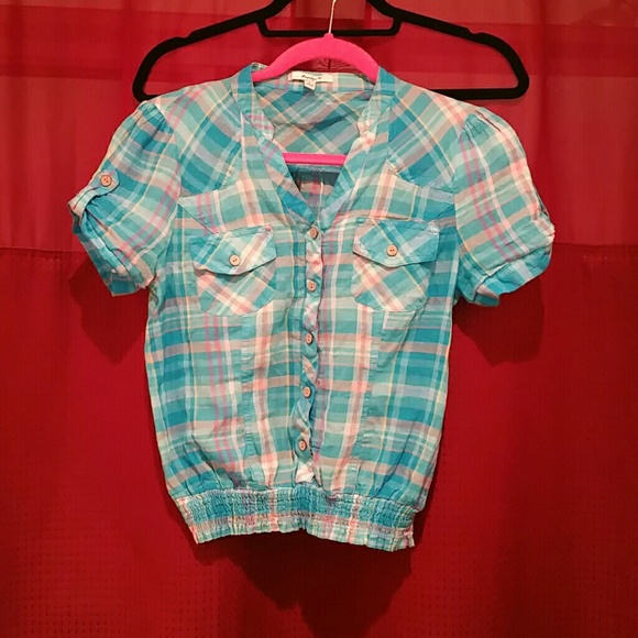 A plaid shirt