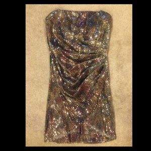 Strapless party dress