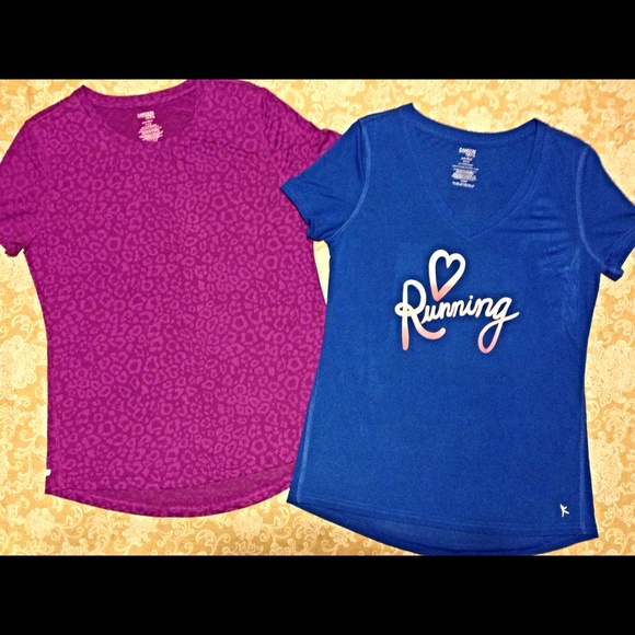 Two workout tees! Cute! Never worn.