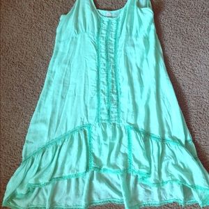 Free people mint trapeze dress