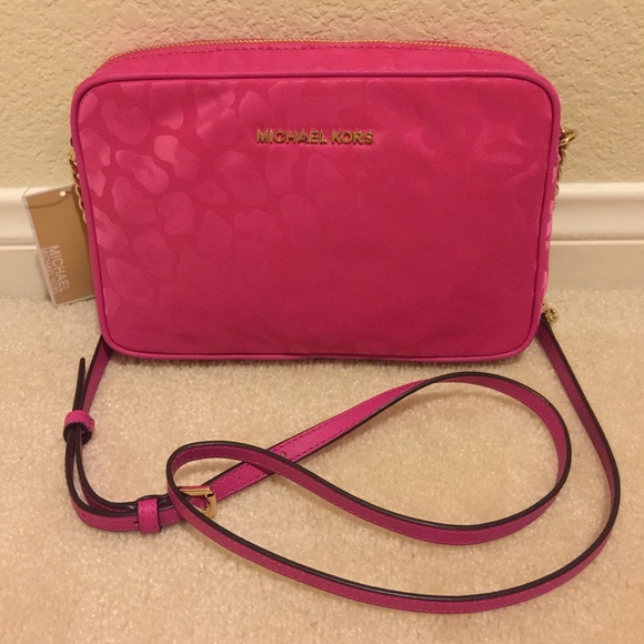 1DAY sale Michael Kors pink animal print crossbody