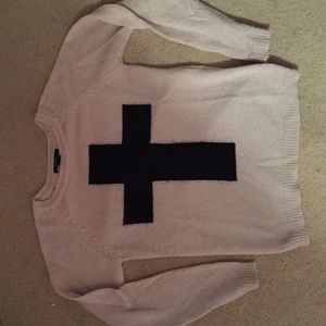 Cross sweater